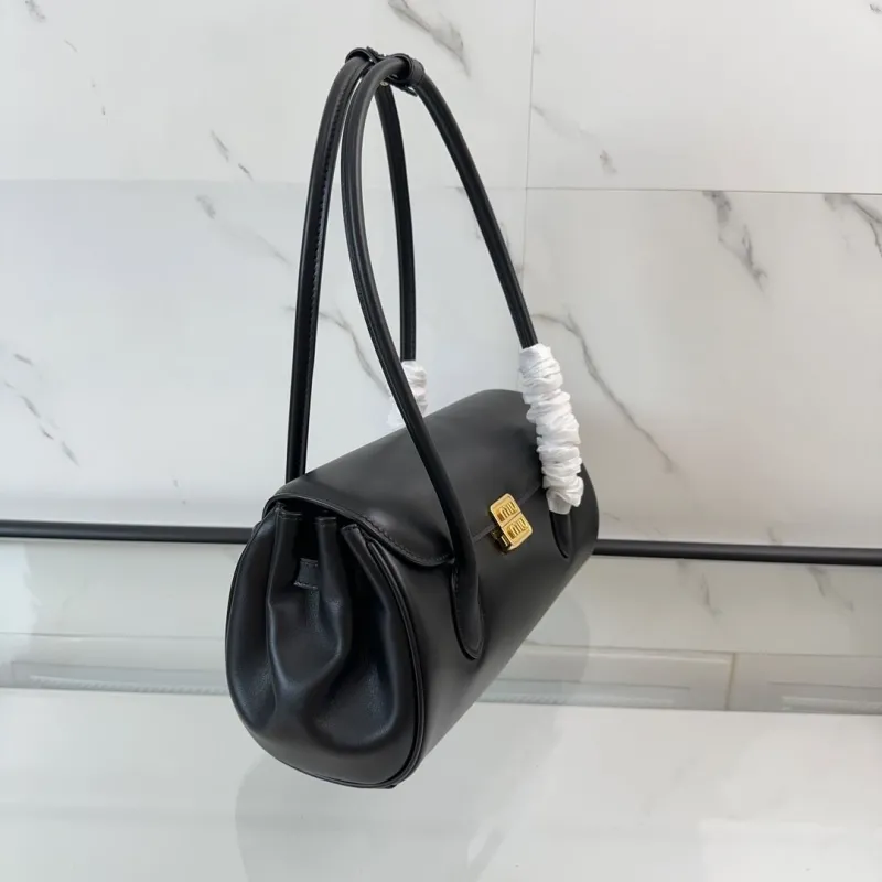 MIU MIU Black Leather Top Handle Bag 775 - Image 3