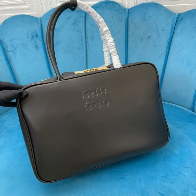 Miu Miu Black Top Handle Bag 778 - Image 8