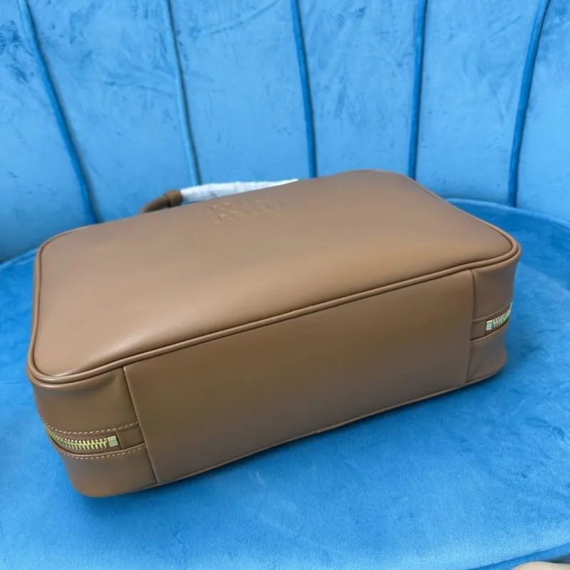 MIU MIU Brown Top Handle Bag 779 - Image 6
