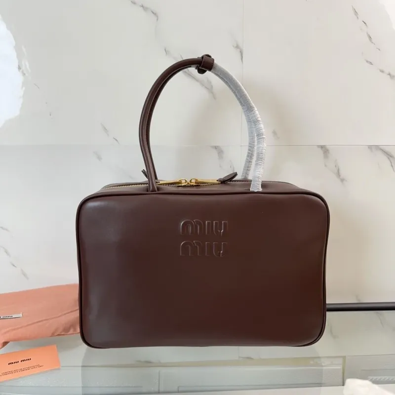 Miu Miu Brown Top Handle Bag 780 - Image 9