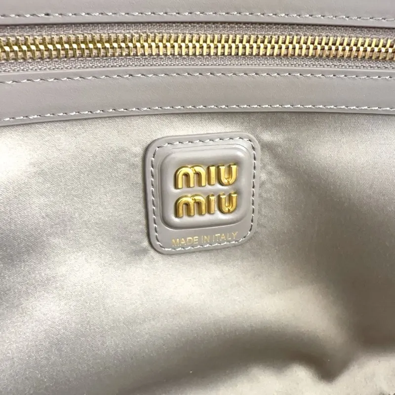 Miu Miu Gray Top Handle Bag 781 - Image 9
