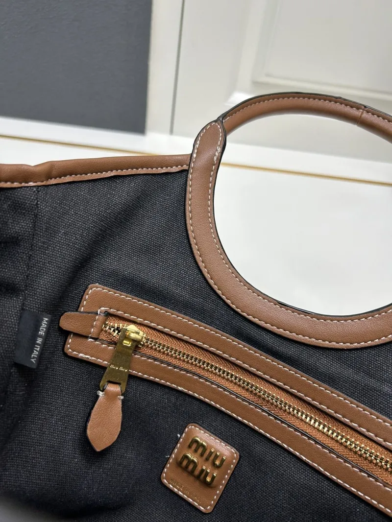 MIU MIU Denim Top Handle Crossbody Bag CL616018 - Image 9