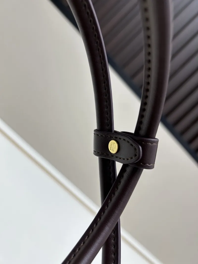 MIU MIU Brown Leather Top Handle Bag 07072 - Image 6