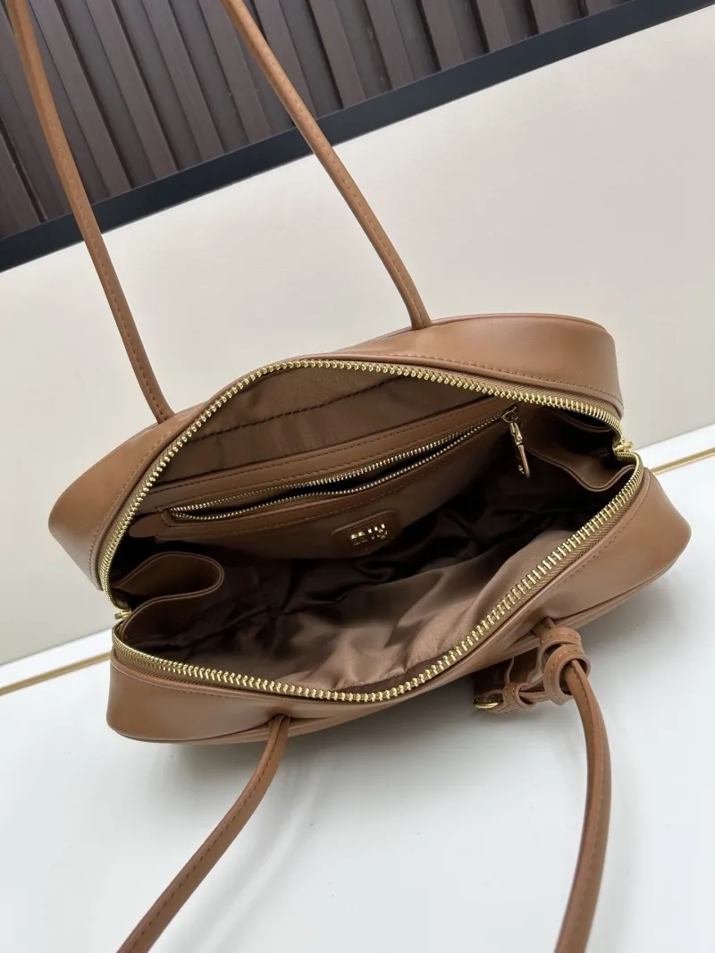 Miu Miu Brown Top Handle Shoulder Bag 07072 - Image 7