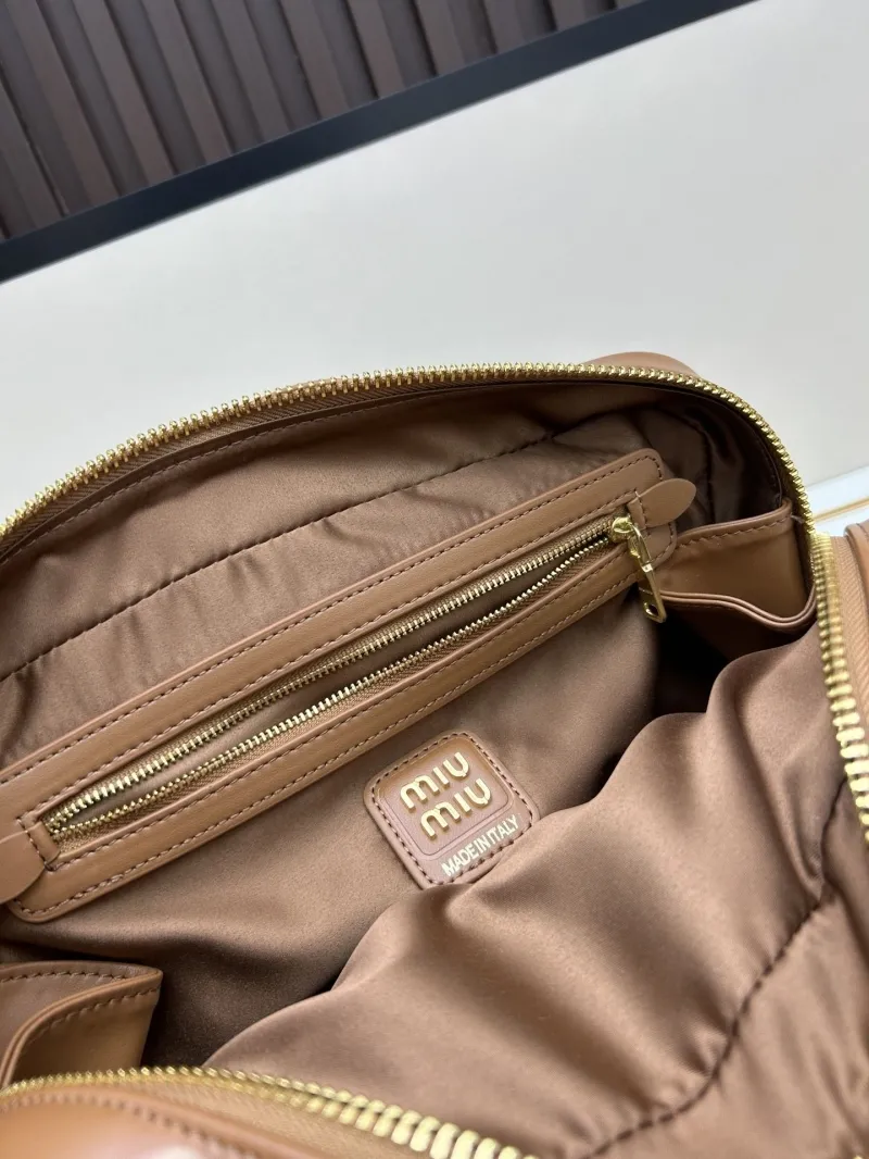 Miu Miu Brown Top Handle Shoulder Bag 07072 - Image 8