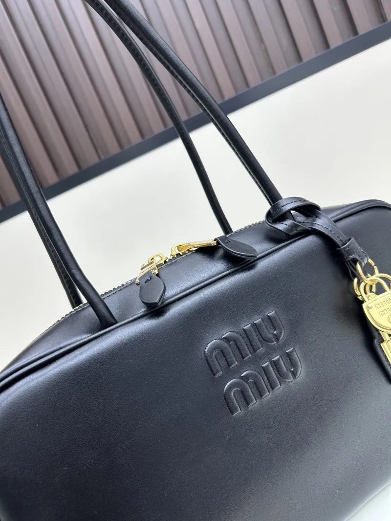 MIU MIU Black Top Handle Bag 07072 - Image 4
