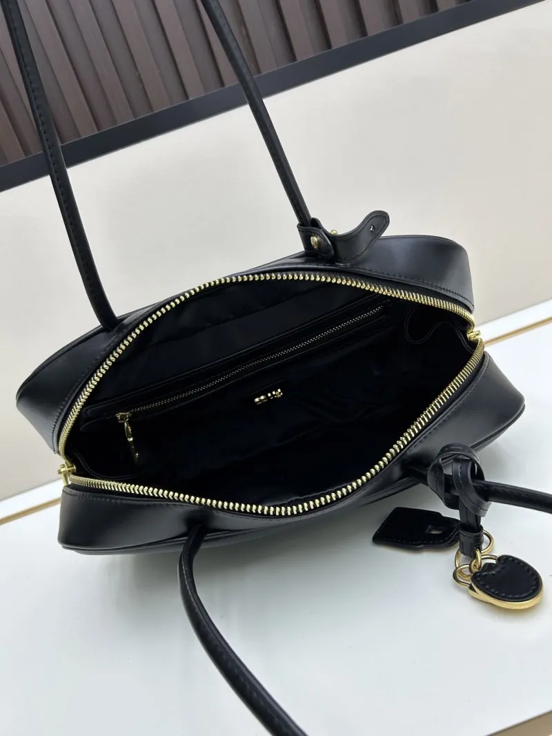 MIU MIU Black Top Handle Bag 07072 - Image 7