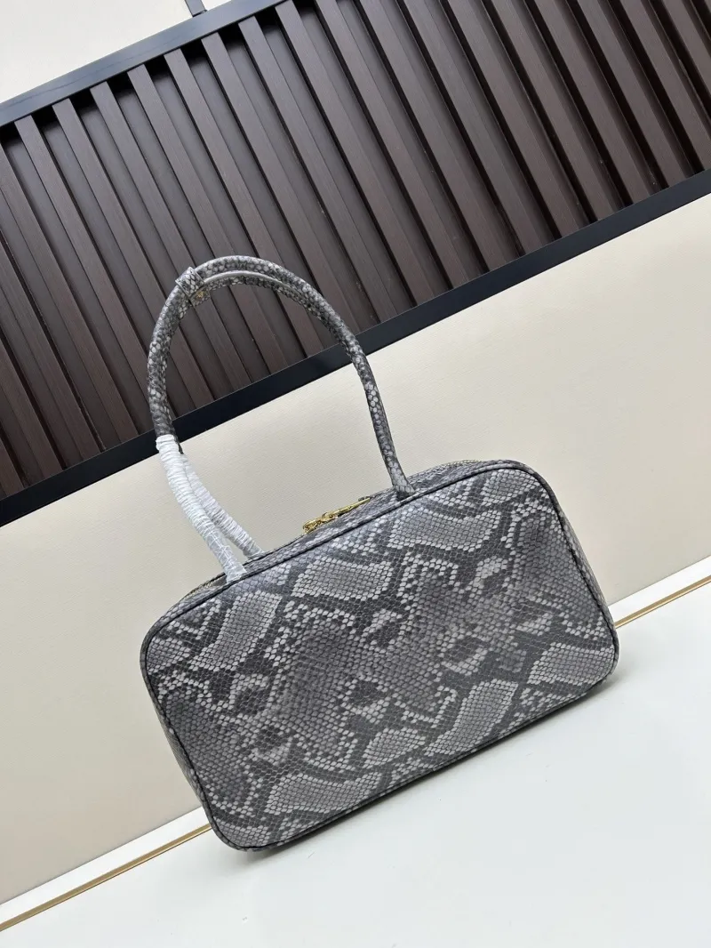 Miu Miu Snake Print Top Handle Bag 02027 - Image 3