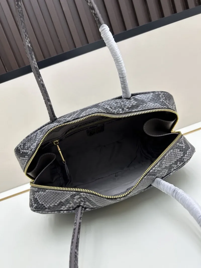 Miu Miu Snake Print Top Handle Bag 02027 - Image 7