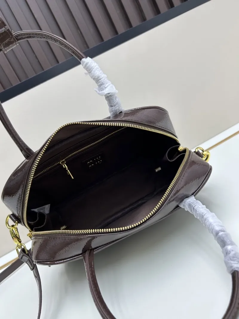 MIU MIU Brown Top Handle Crossbody Bag 2529 - Image 7