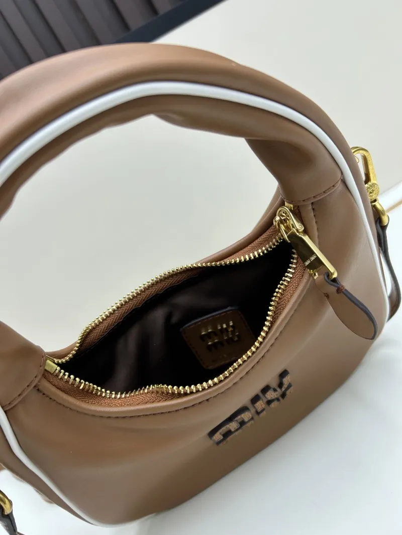 MIU MIU Brown Top Handle Crossbody Bag 02026 - Image 7