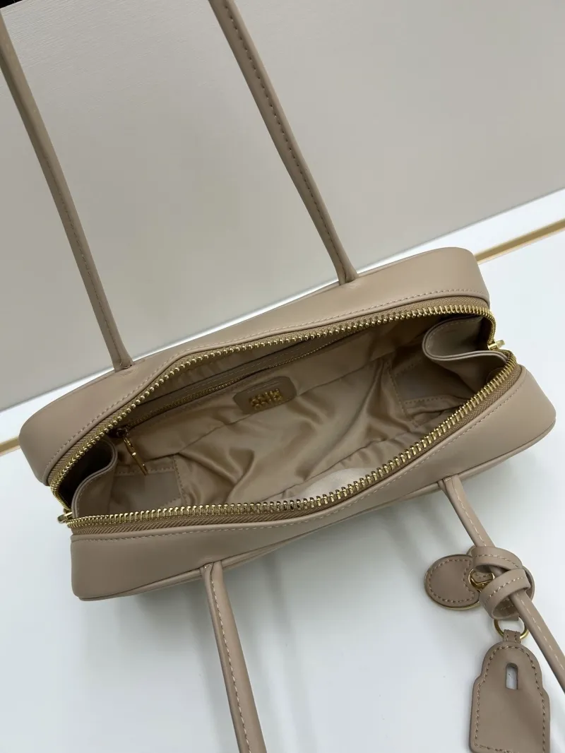 MIU MIU Beige Top Handle Bag 07047 - Image 7