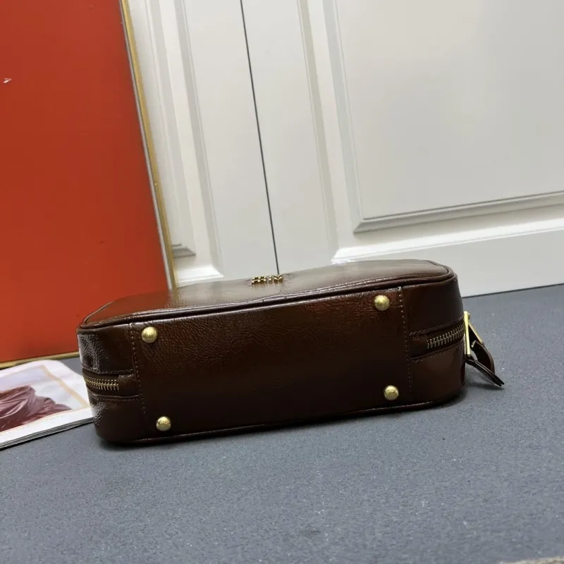 Miu Miu Brown Top Handle Bag 5BB147 - Image 5