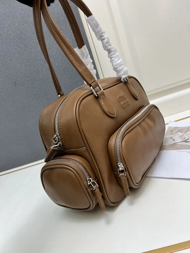 Miu Miu Brown Top Handle Bag 885 - Image 5