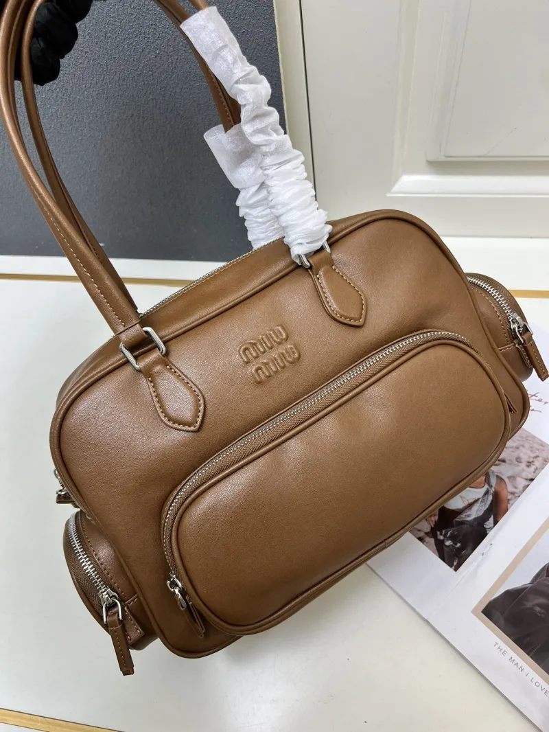 Miu Miu Brown Top Handle Bag 885 - Image 6