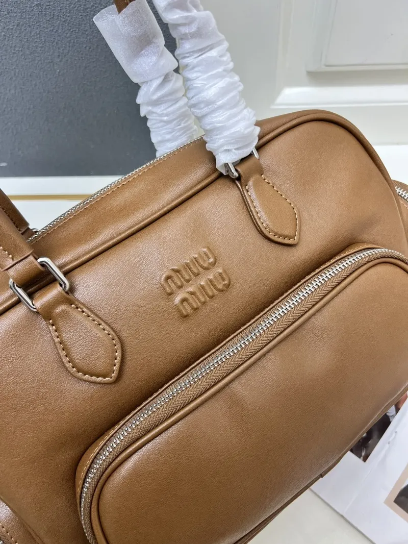 Miu Miu Brown Top Handle Bag 885 - Image 7