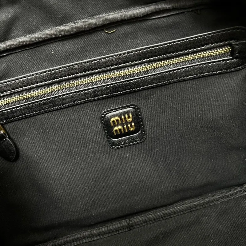 Alternative view of MIU MIU Plaid Top Handle Bag 7006SQ 35x11x23cm