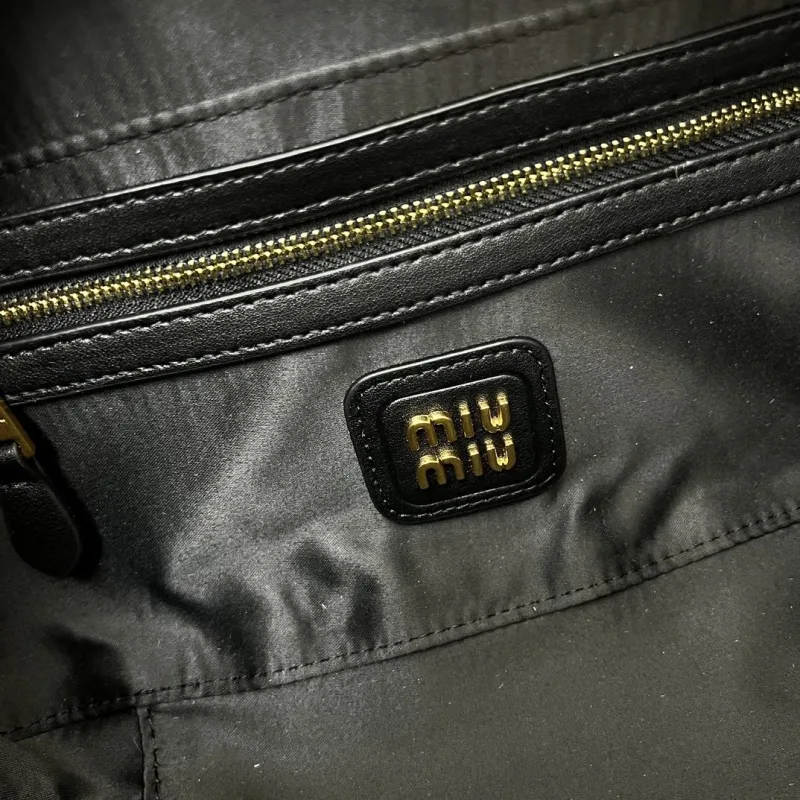 Alternative view of MIU MIU Black Medium Top Handle Bag 7004SQ