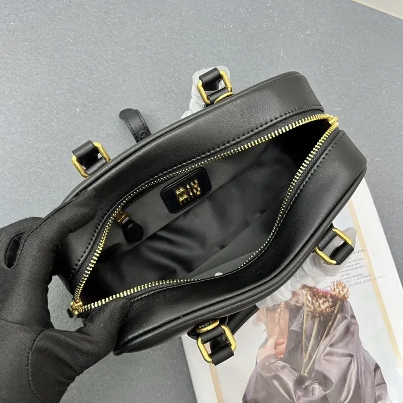 Miu Miu Black Small Top Handle Bag 7003SQ - Image 8