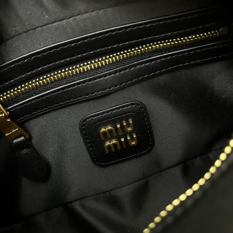 Miu Miu Black Small Top Handle Bag 7003SQ - Image 9