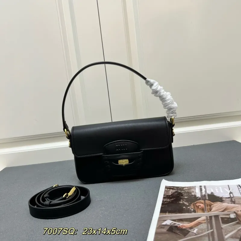 MIU MIU Black Top Handle Bag 7007SQ