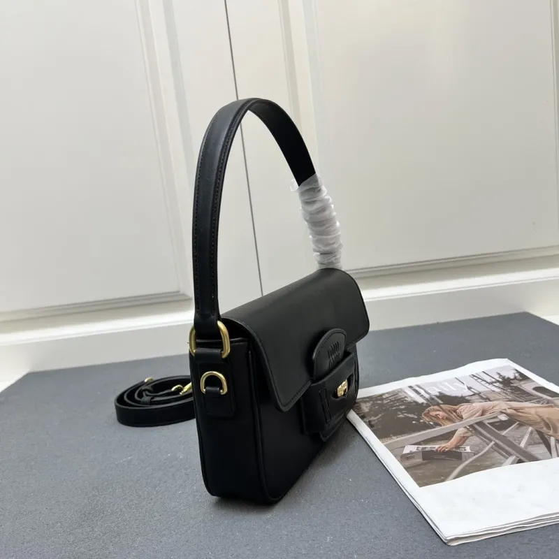 MIU MIU Black Top Handle Bag 7007SQ - Image 7