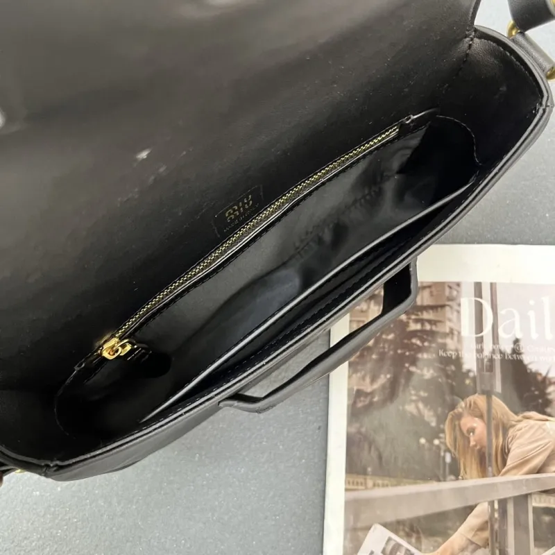 MIU MIU Black Top Handle Bag 7007SQ - Image 10