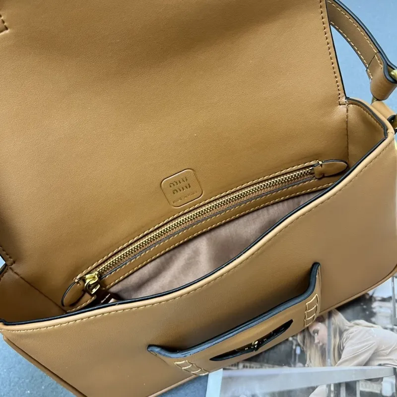 Alternative view of MIU MIU Brown Top Handle Shoulder Bag 7007SQ
