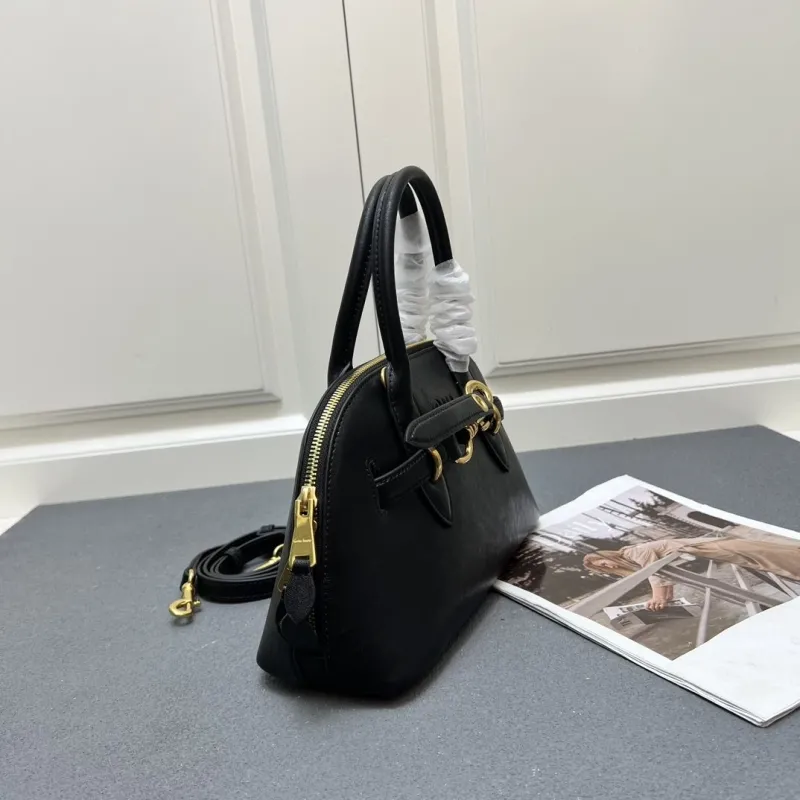 MIU MIU Black Top Handle Bag 7001SQ - Image 6