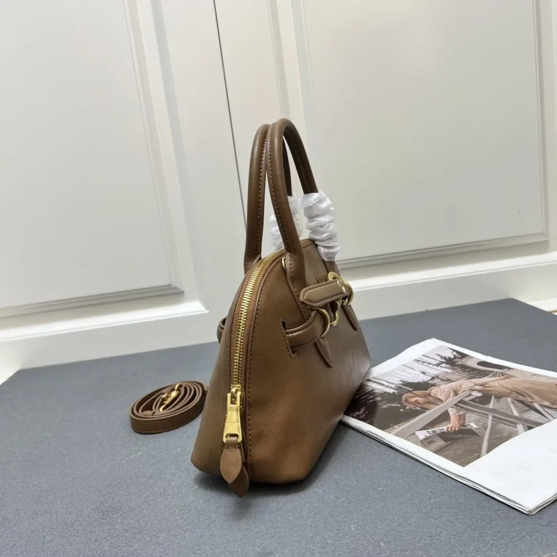 MIU MIU Brown Top Handle Bag 7001SQ - Image 6