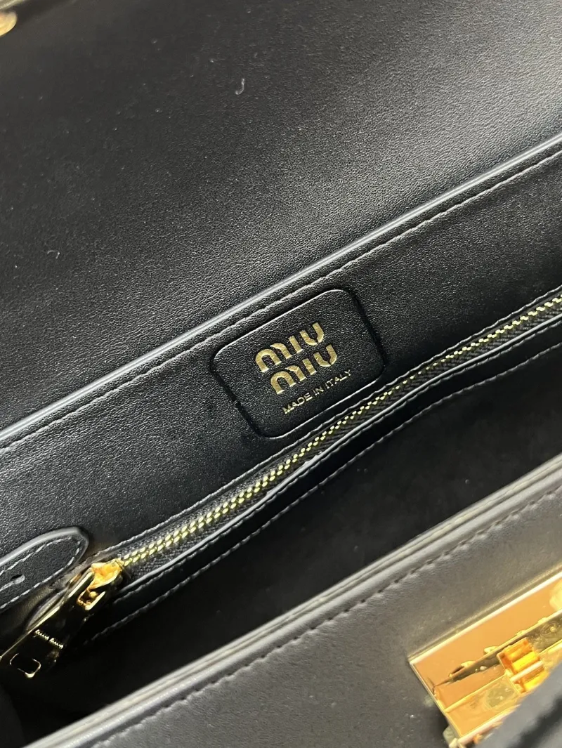 Alternative view of MIU MIU Black Top Handle Shoulder Bag H08875