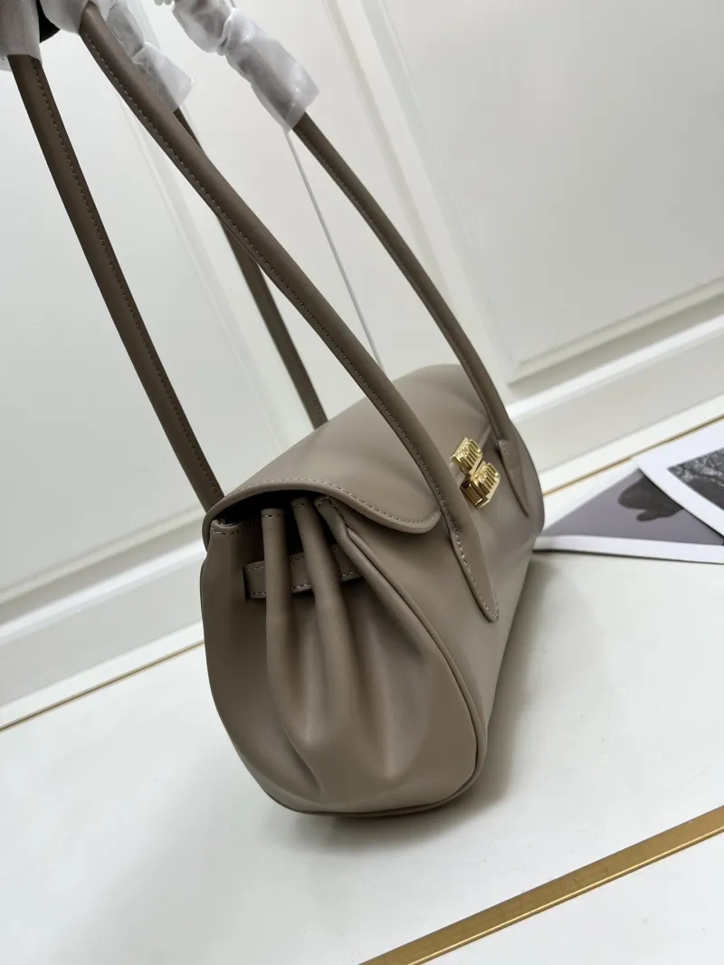 MIU MIU Taupe Top Handle Shoulder Bag H08875 - Image 4