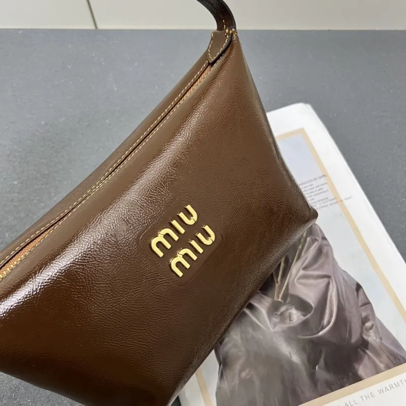 Miu Miu Brown Top Handle Bag 919 - Image 3