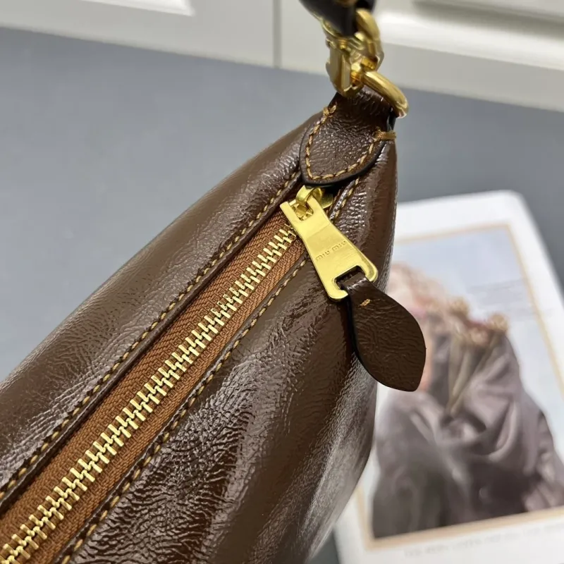 Miu Miu Brown Top Handle Bag 919 - Image 6