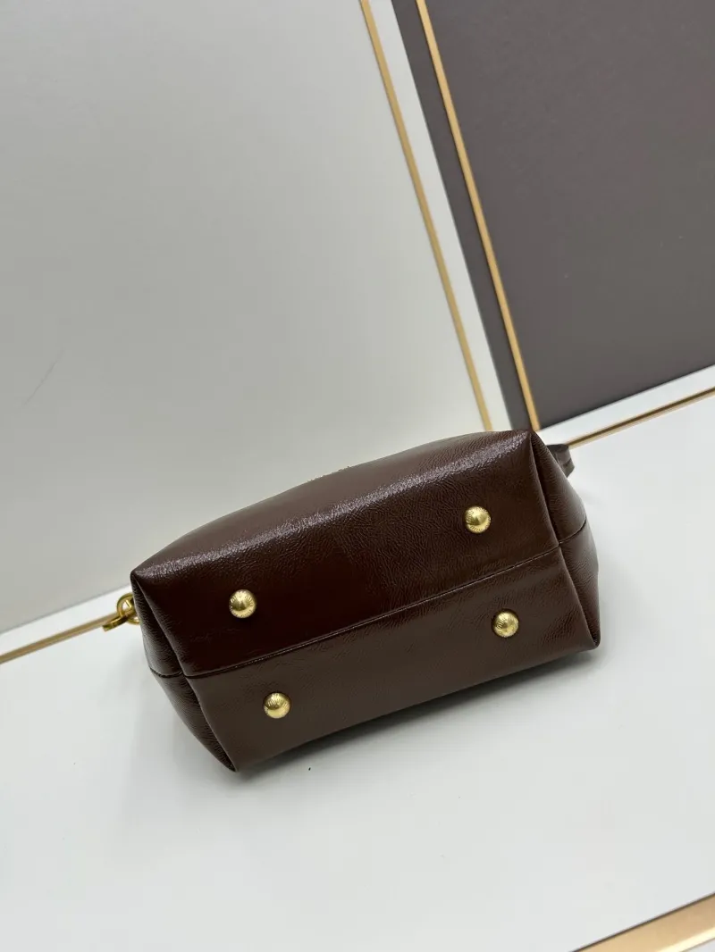 MIU MIU Brown Leather Shoulder Bag 02023 - Image 5