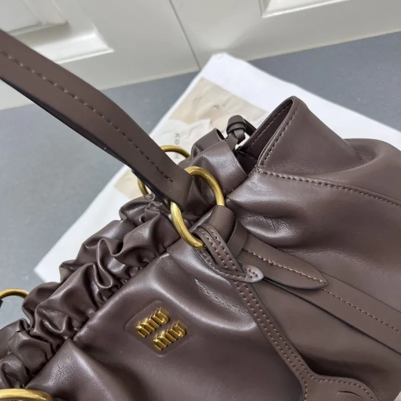 Miu Miu 5BG306 Brown Top Handle Bag - Image 7