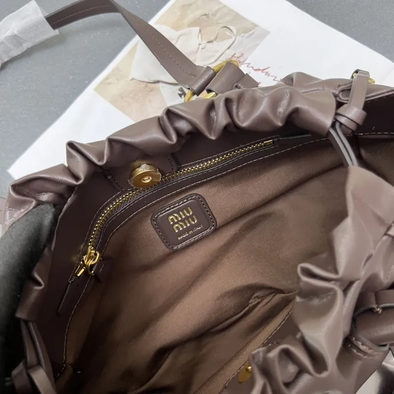 Miu Miu 5BG306 Brown Top Handle Bag - Image 9