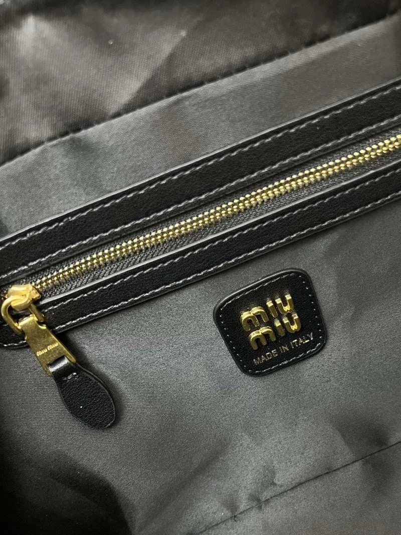 Alternative view of MIU MIU Black Top Handle Bag 960