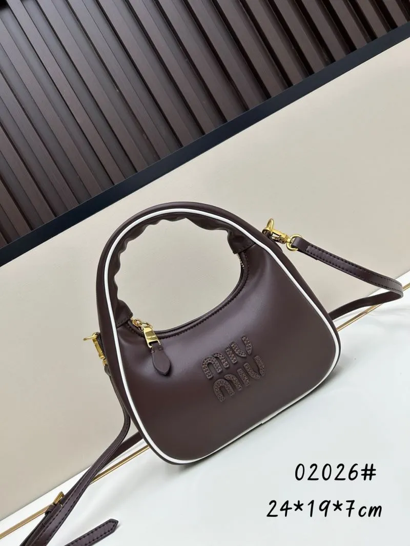 MIU MIU Brown Top Handle Bag 02026