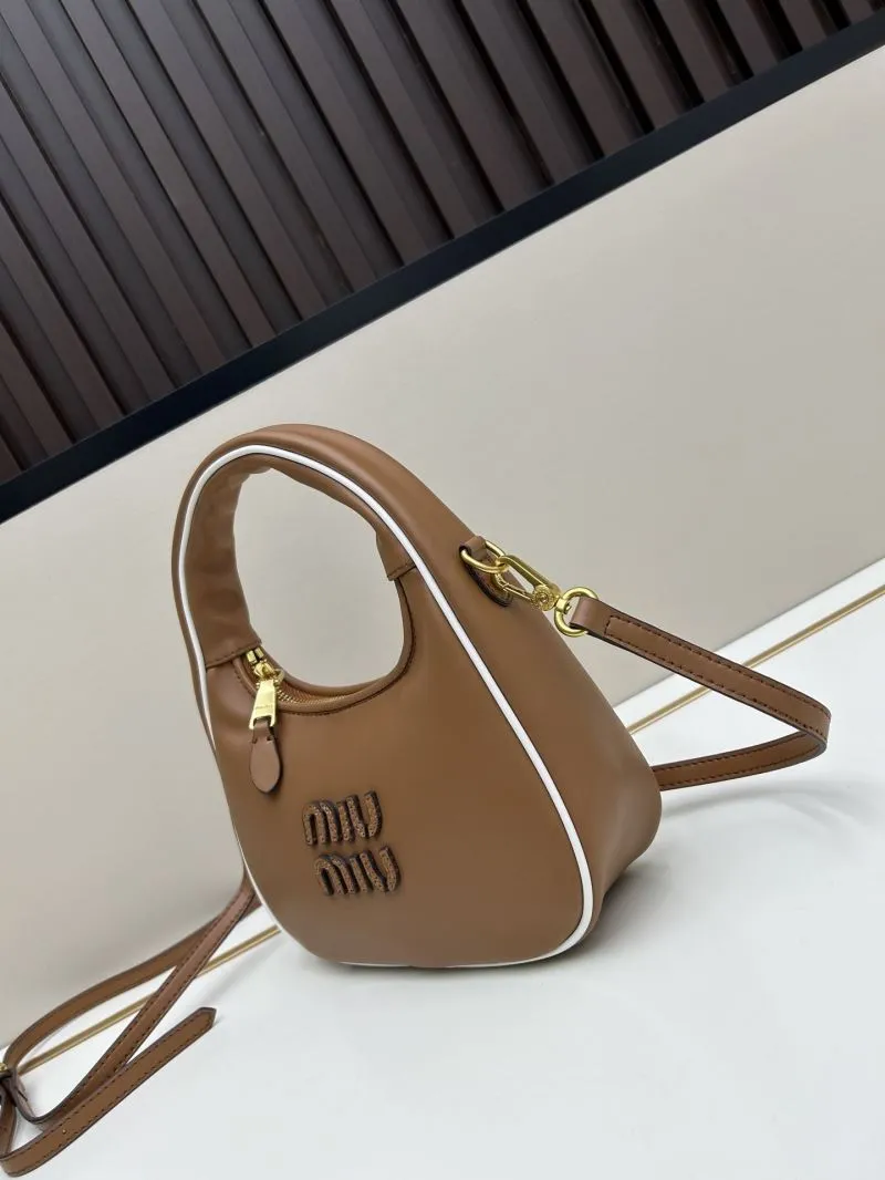 Alternative view of MIU MIU Brown Top Handle Crossbody Bag 02026