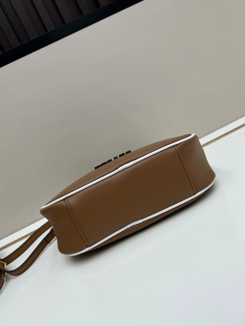 MIU MIU Brown Top Handle Crossbody Bag 02026 - Image 5