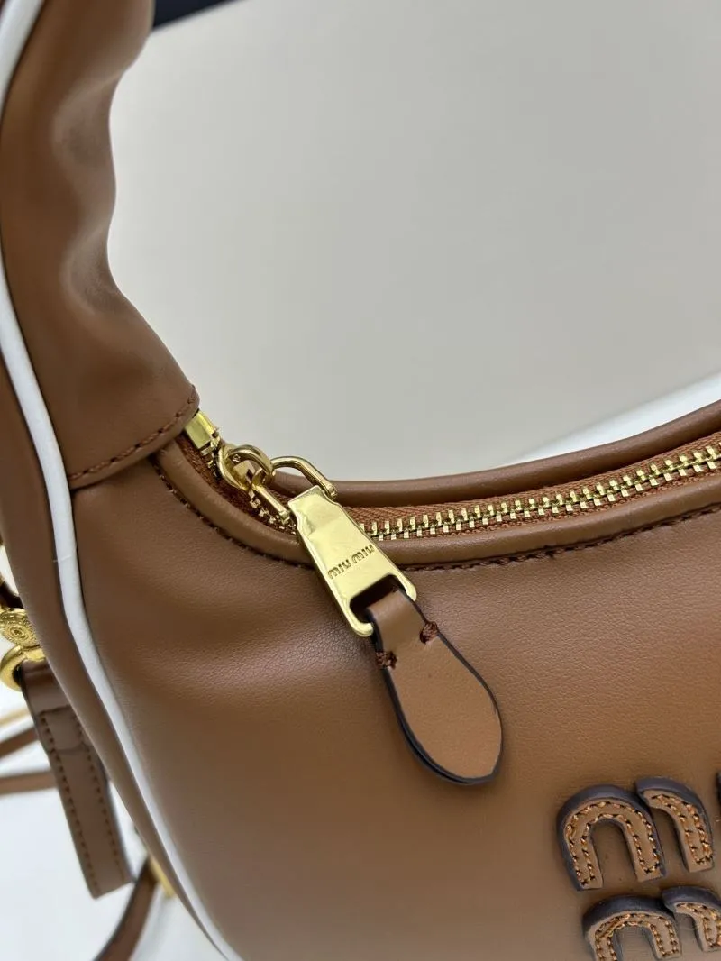 MIU MIU Brown Top Handle Crossbody Bag 02026 - Image 6