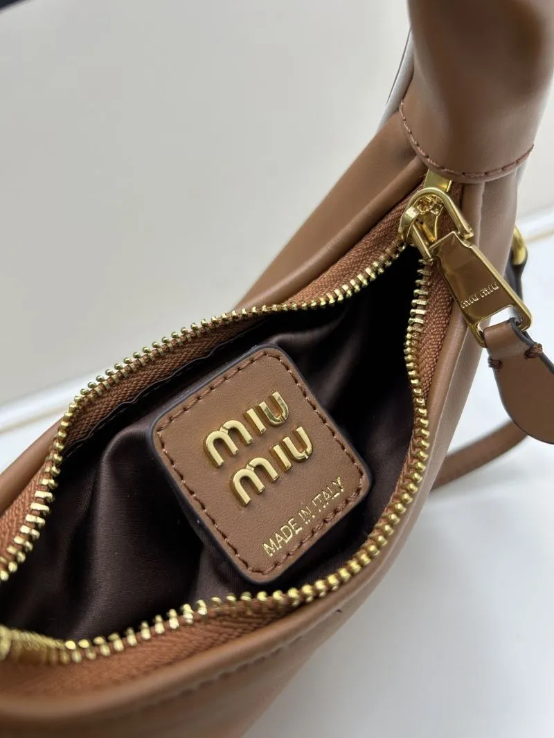 MIU MIU Brown Top Handle Crossbody Bag 02026 - Image 8