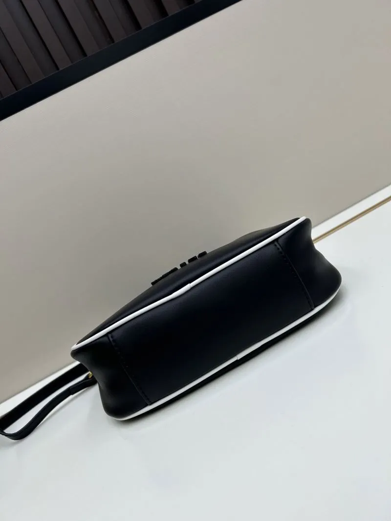 MIU MIU Black Top Handle Crossbody Bag 02026 - Image 5