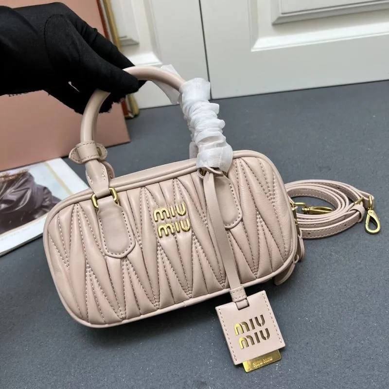 Miu Miu 5BP088 Light Pink Top Handle Crossbody Bag - Image 3