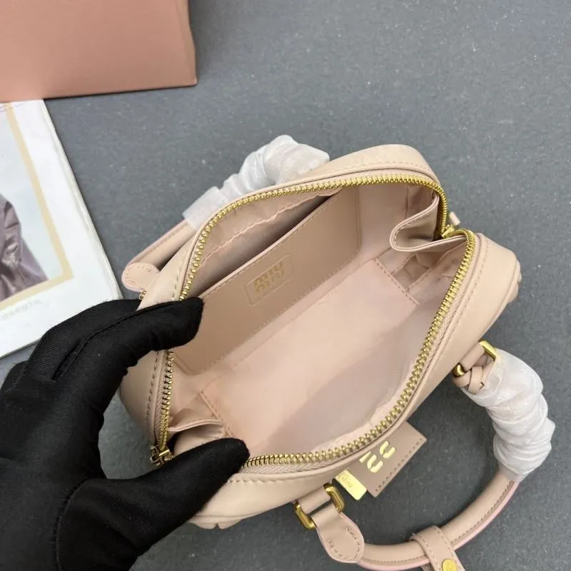 Miu Miu 5BP088 Light Pink Top Handle Crossbody Bag - Image 8