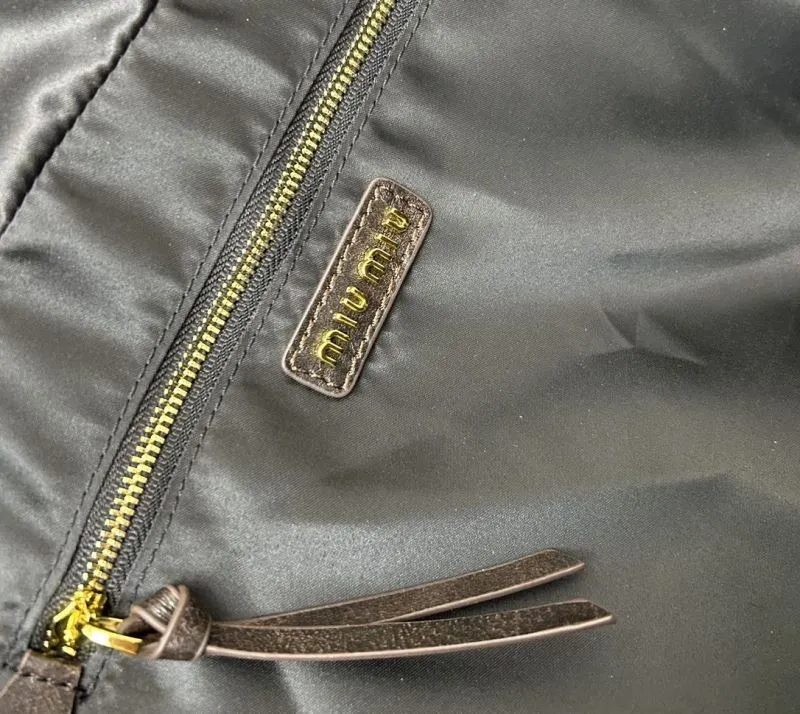 MIU MIU Large Brown Top Handle Bag 6088 - Image 9