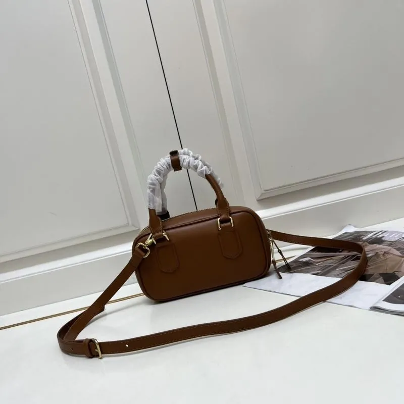 MIU MIU Brown Top Handle Crossbody Bag 1004 - Image 3