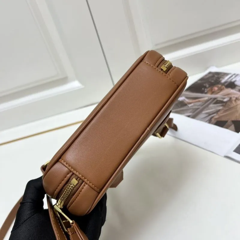 MIU MIU Brown Top Handle Crossbody Bag 1004 - Image 8