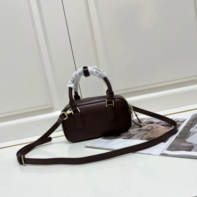 MIU MIU Brown Top Handle Crossbody Bag 1005 - Image 3